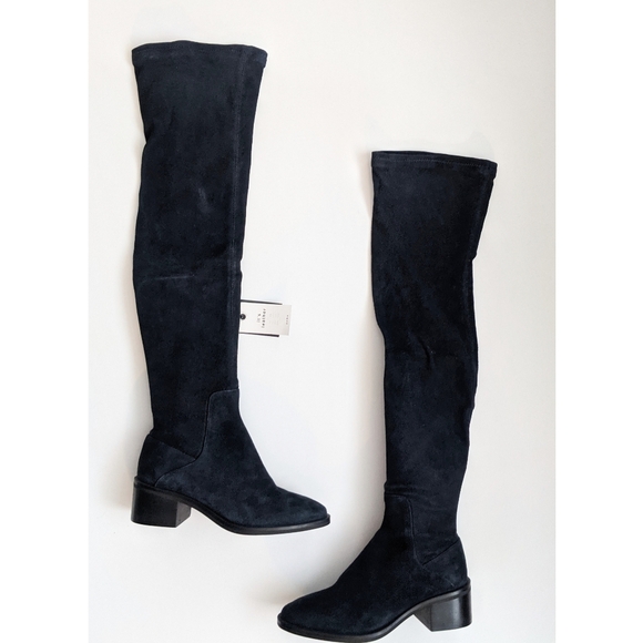 Knee High Zara Tall Stretch Boots Tall Flat Stretch Boots Zara